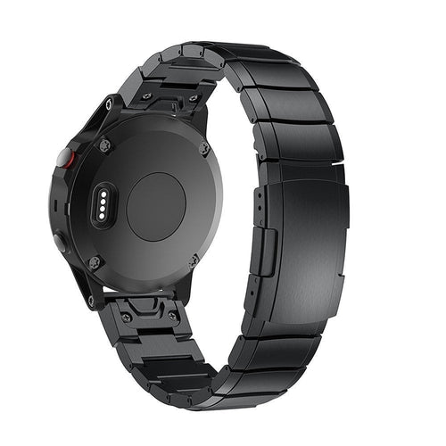 Bracelet acier Garmin Forerunner 745 (noir)