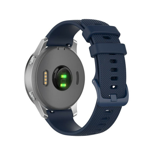Bracelet silicone Huawei Watch 5 - 42mm (bleu foncé)