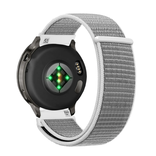 Nylon Loop Strap, on a watch, 3/4 rear view