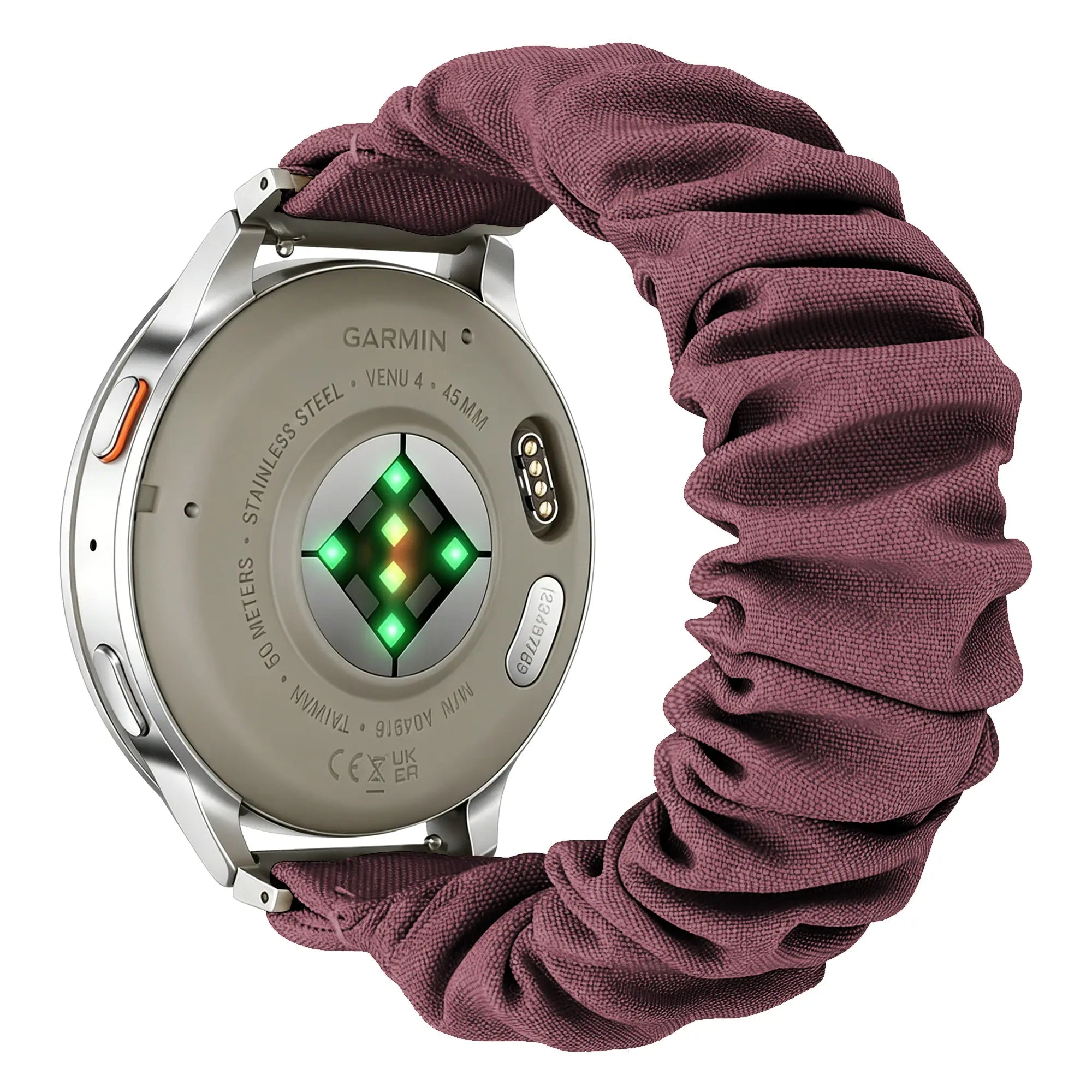 Garmin Forerunner 165 Scrunchie Strap (Smoke Purple)