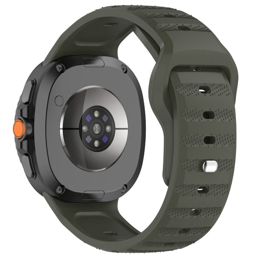 Bracelet silicone Outdoor Samsung Galaxy Watch 8 - 40mm (vert foncé)