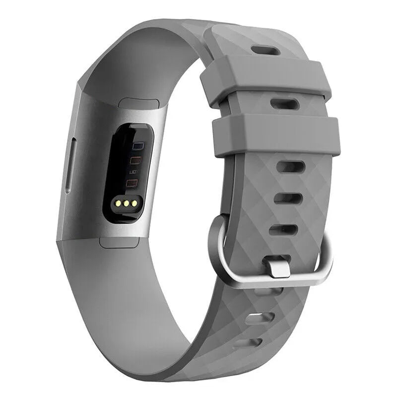 Bracelet Fitbit Charge 3 Silicone (gris)