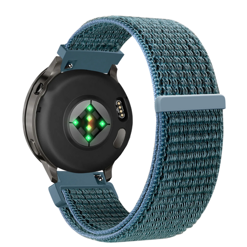 Bandz Bracelet nylon Loop Garmin Venu 3s (vert-gris)