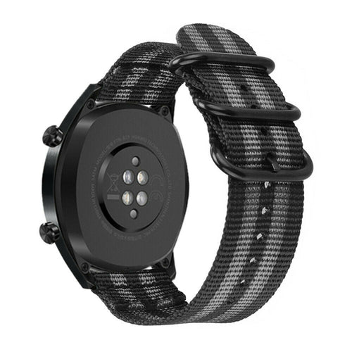Amazfit Bip Max Nylon Buckle Strap (Black/Grey)