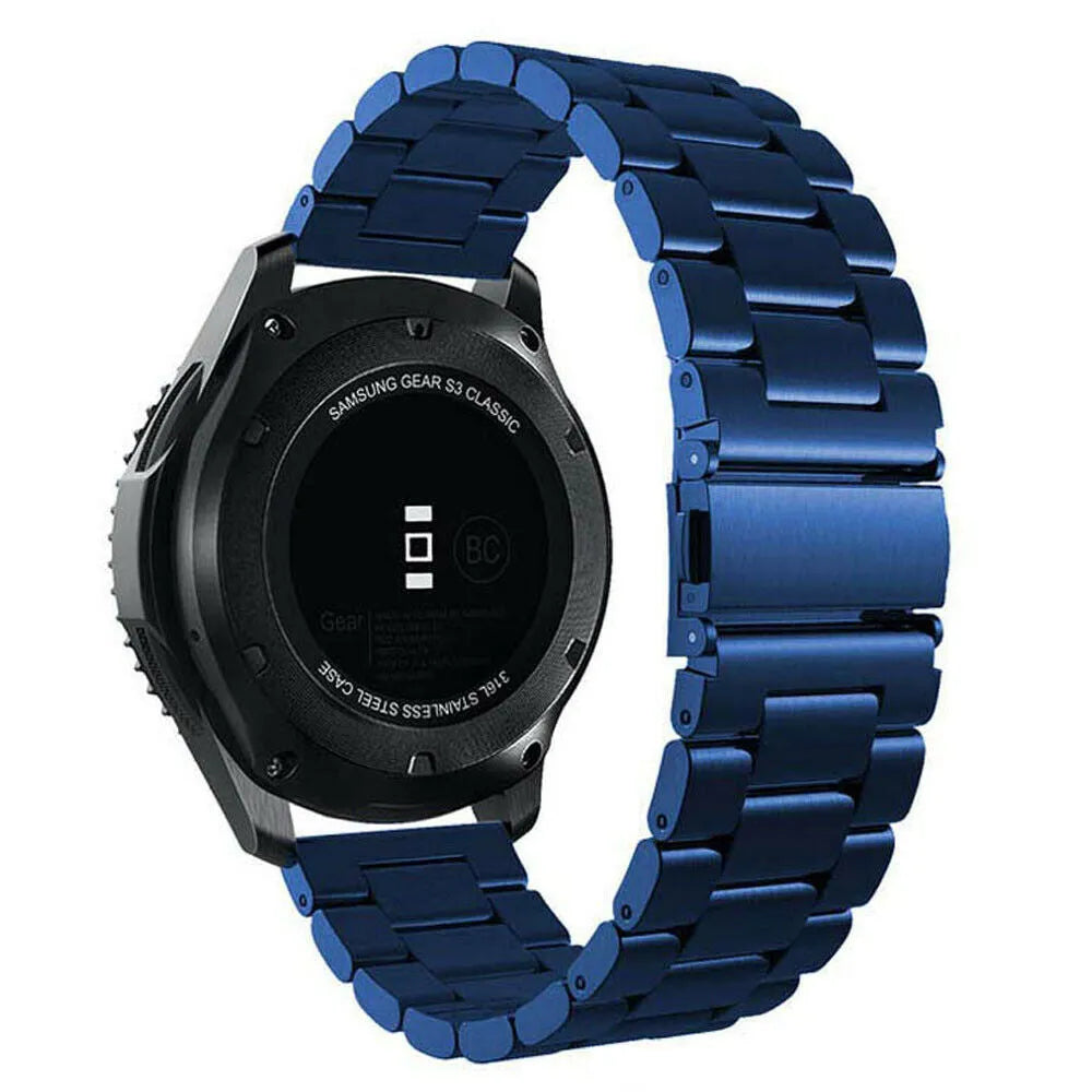 Bracelet acier Amazfit GTR Mini (bleu)