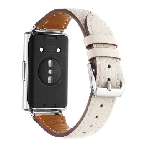 Bracelet cuir Huawei Band 11 Pro (lumière stellaire)