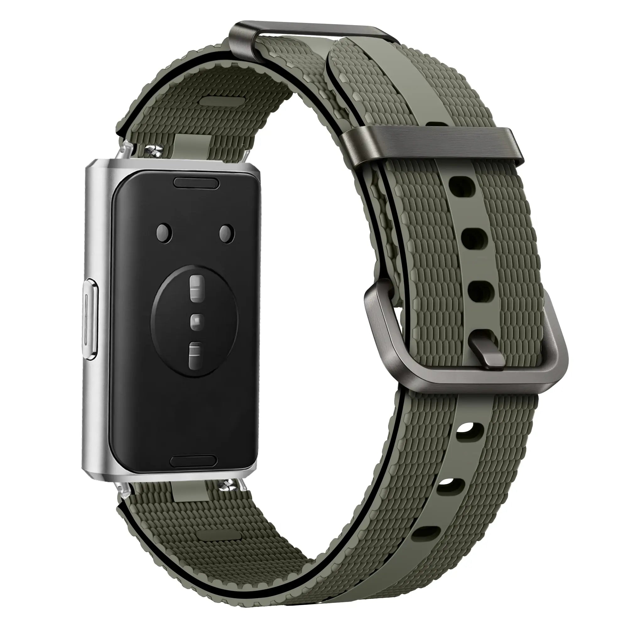 Bracelet active silicone Huawei Band 11 Pro (vert militaire)