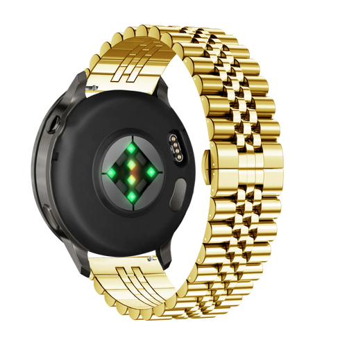 Bandz Bracelet acier 'Jubilee' Garmin Vivoactive 4s (or)