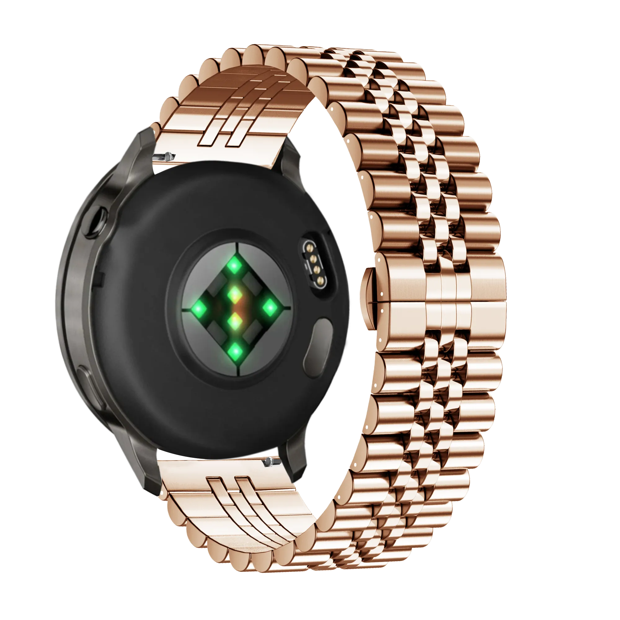 Bandz Bracelet acier 'Jubilee' Garmin Venu 3s (rose or)