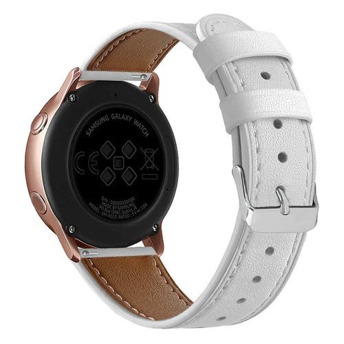 Coros Pace 2 Modern Leather Strap (White)