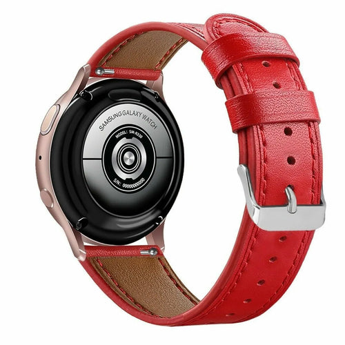 Amazfit Active Modern Leather Strap (Red)