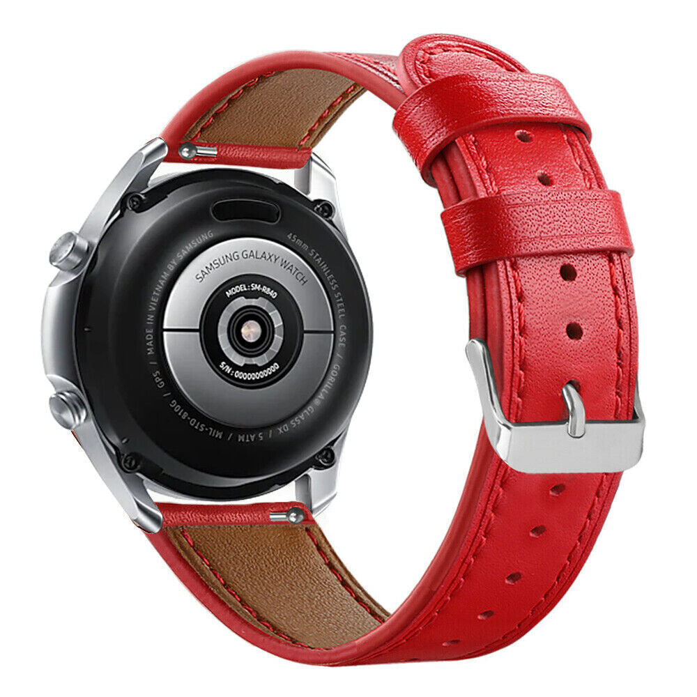Bracelet cuir moderne Xiaomi Watch S3 (rouge)
