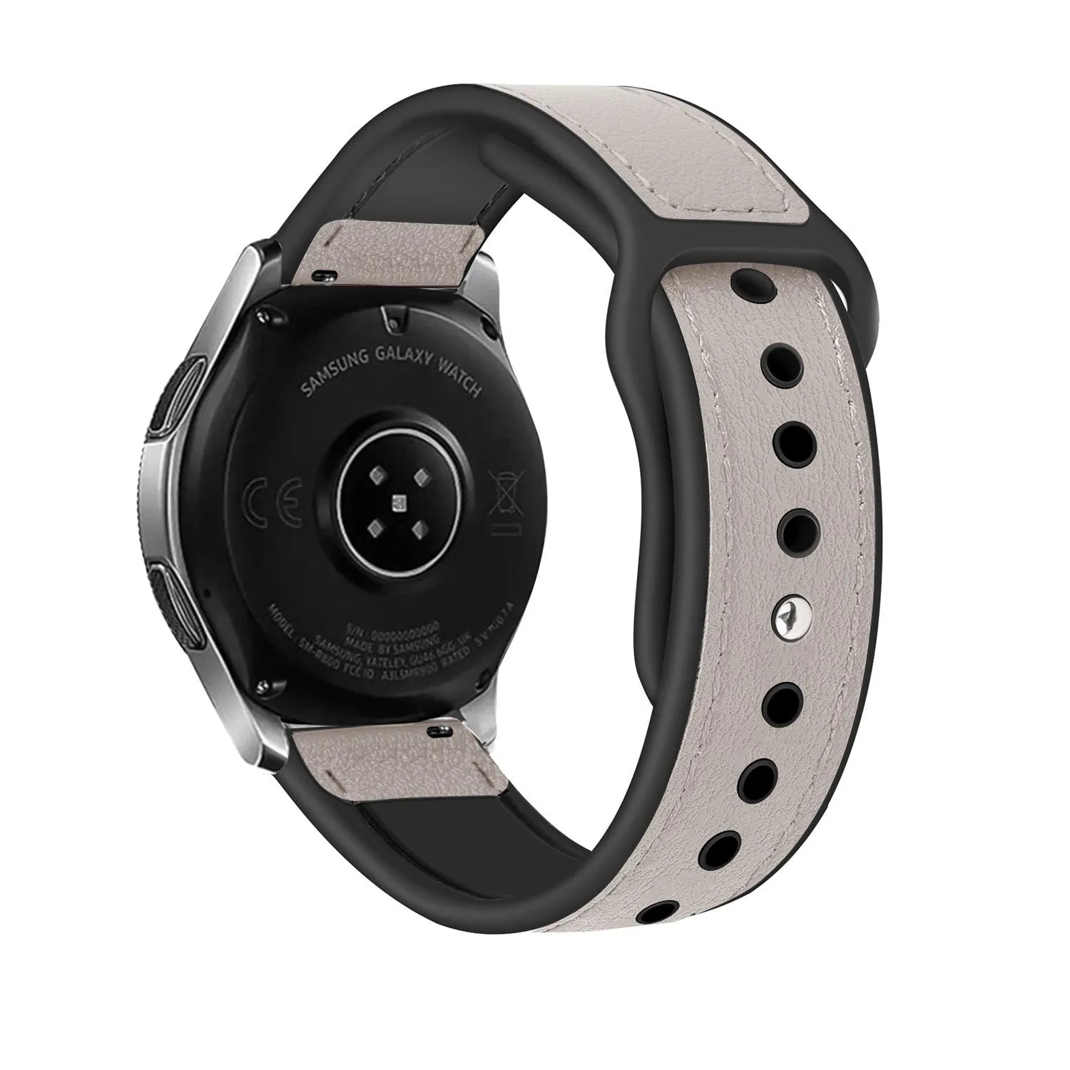 Suunto Vertical Leather Hybrid Strap (White)