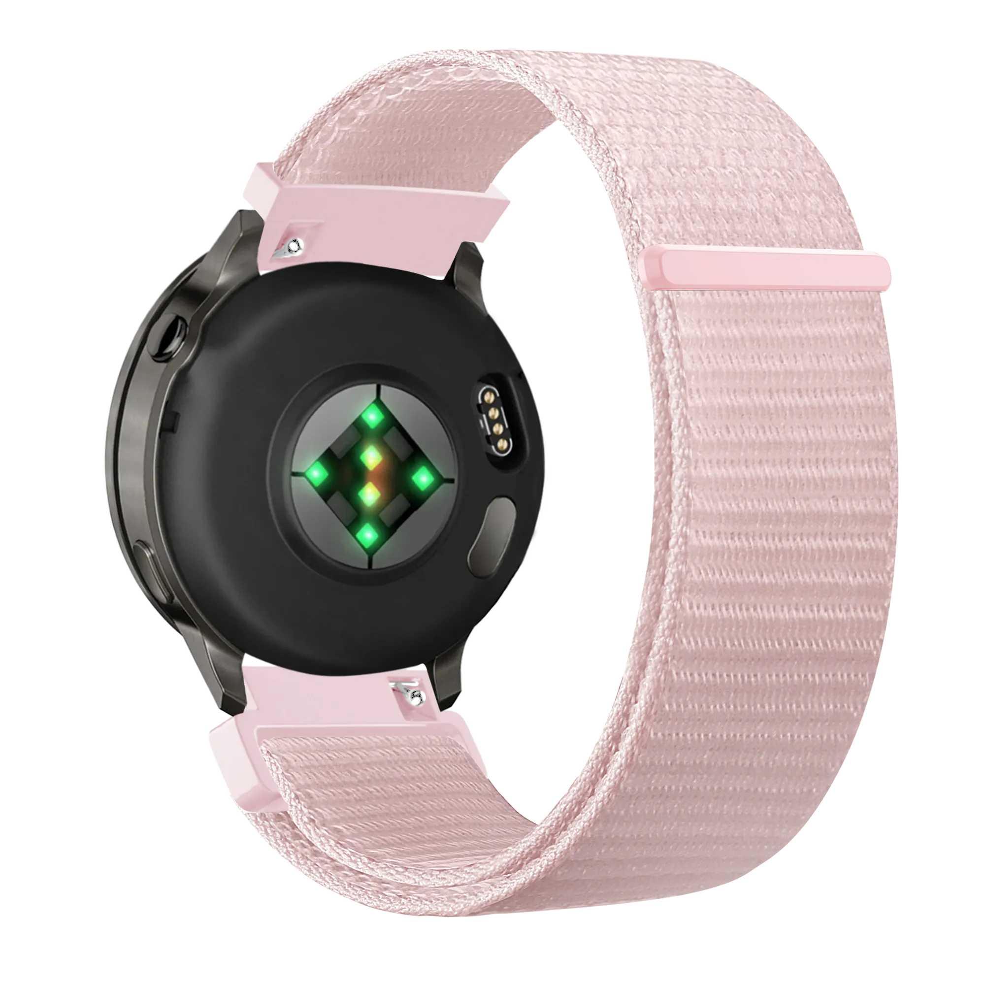 Bandz Bracelet nylon Loop Garmin Forerunner 265s (rose clair)