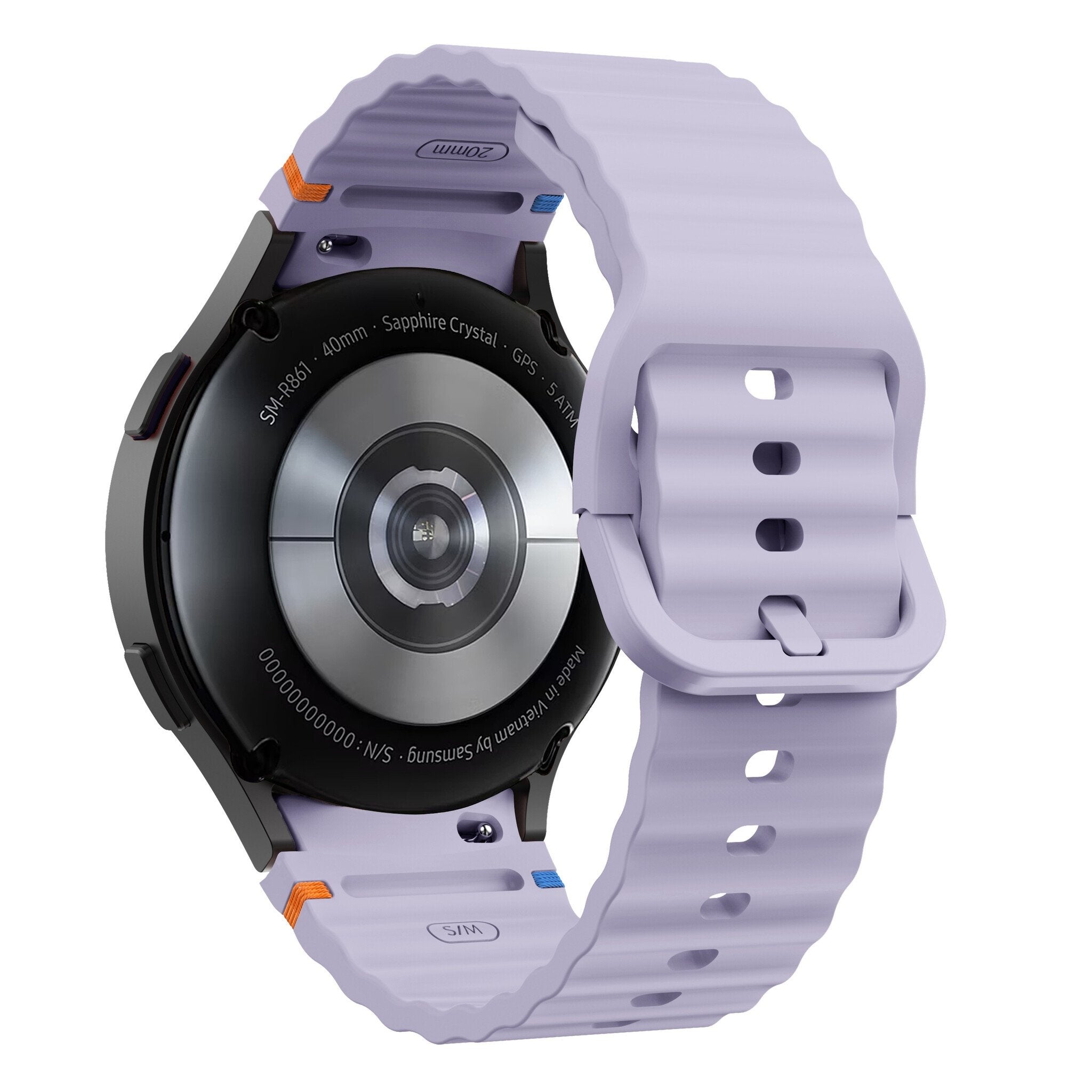 Bracelet Wave Samsung Galaxy Watch 4 Classic 42mm (violet clair)