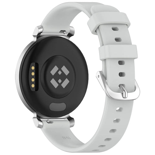 Bracelet silicone classique Pebble Round 2 - 14mm (gris clair)