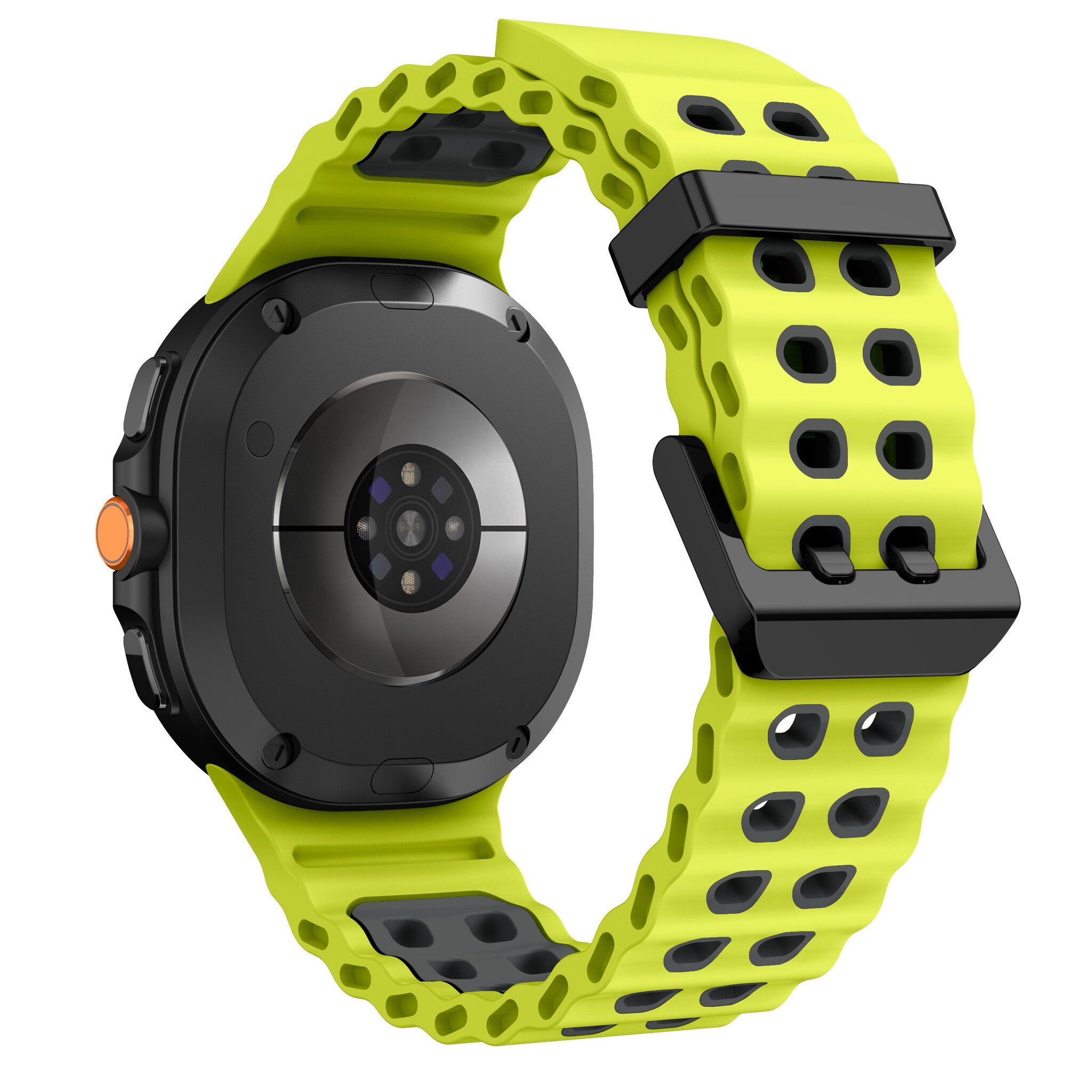 Samsung Galaxy Watch 9 - 40mm Ocean Strap (Lime/Dark Grey)