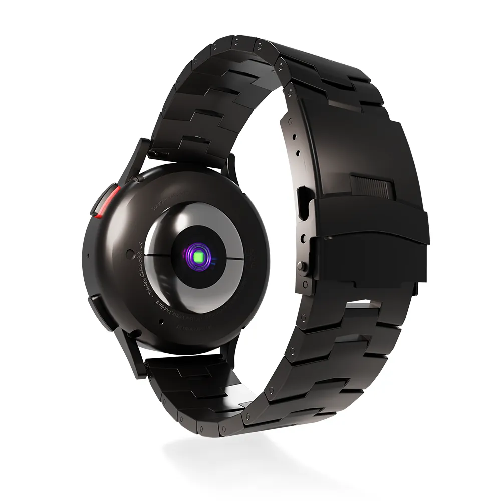 Bracelet titane grain Oppo Watch X3 (noir)
