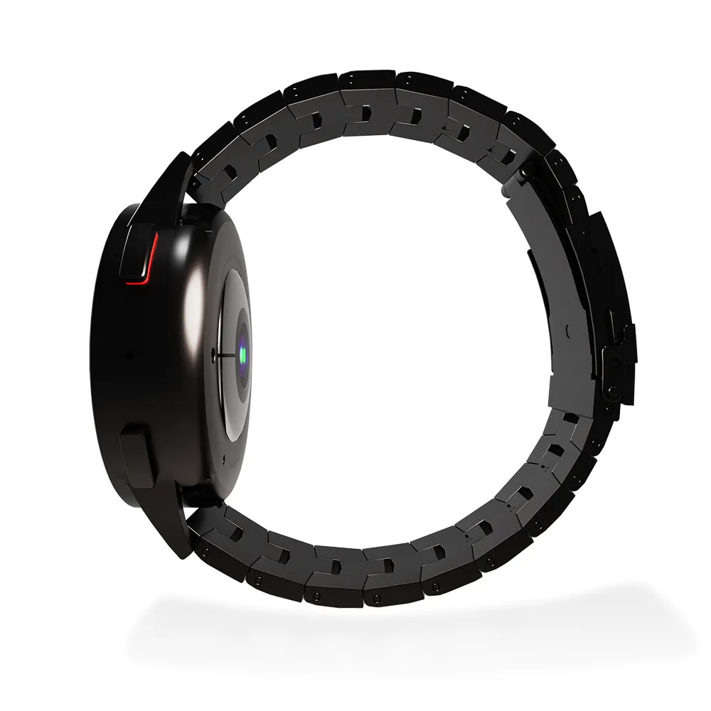 Bracelet titane grain Oppo Watch X3 (noir)
