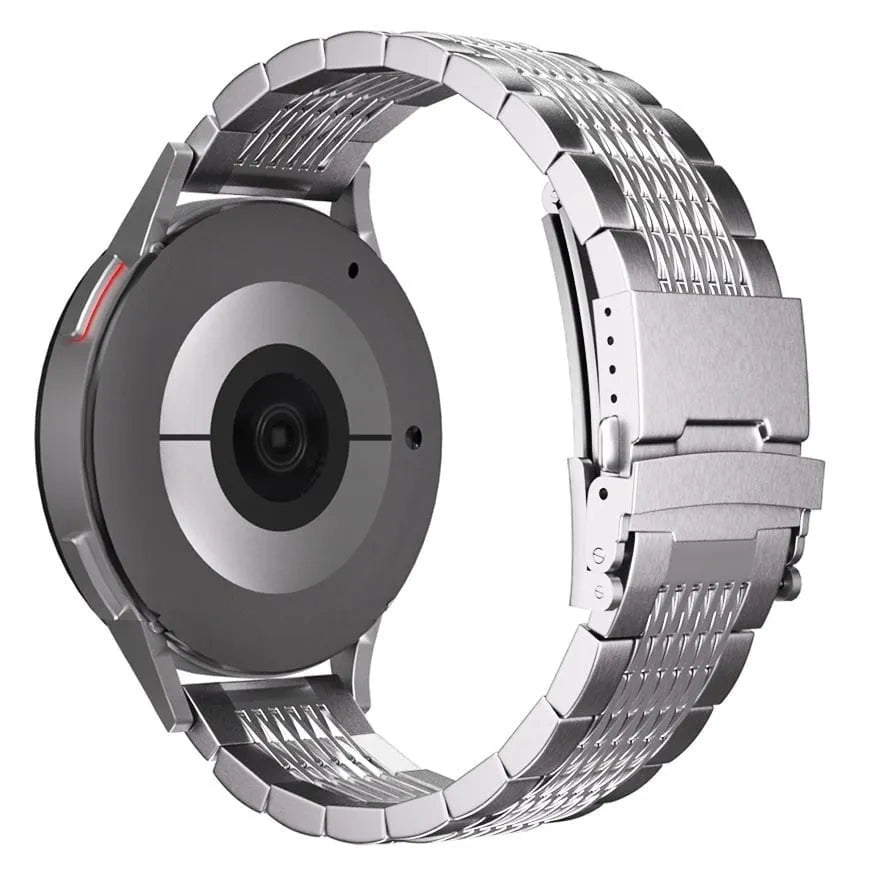 Bracelet acier avec maillons Premium Oppo Watch X2 (argenté)