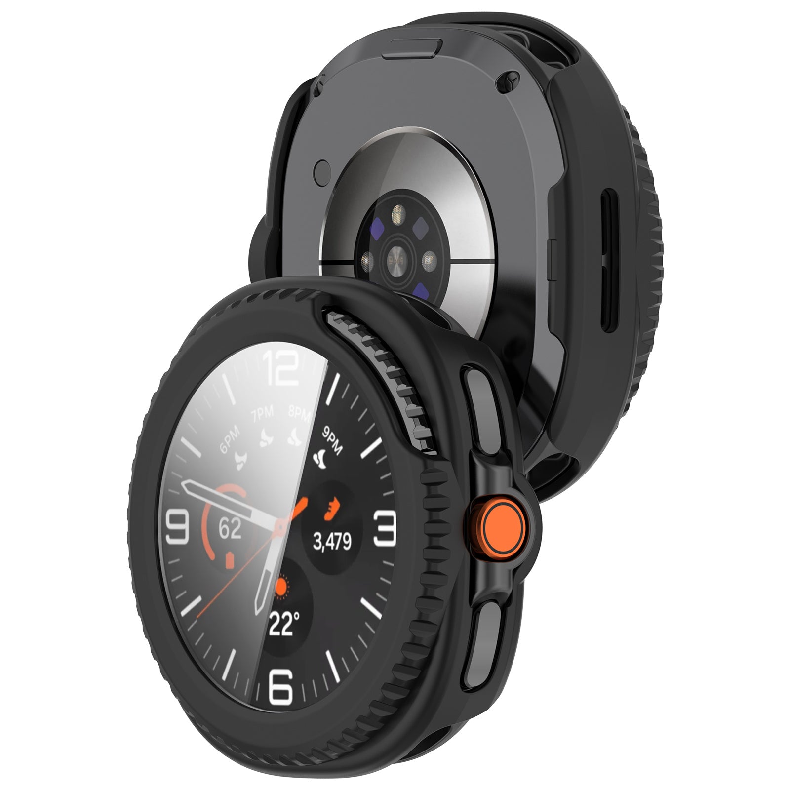 Funda con verre Samsung Galaxy Watch 8 Classic (noir)