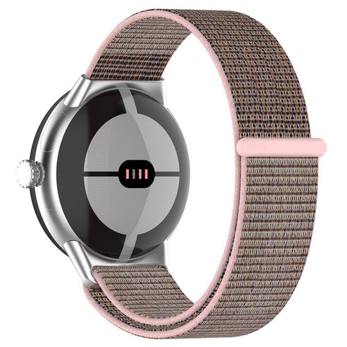 Bracelet nylon Google Pixel Watch 4 - 41mm (rose)
