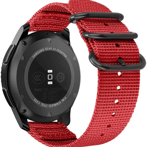 Bracelet nylon avec boucle Oppo Watch X (rouge)