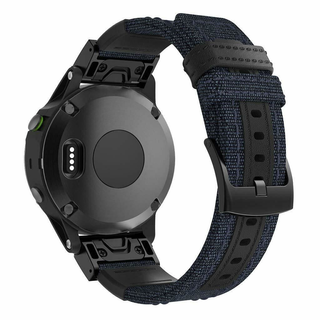 Bracelet nylon híbrida Garmin Fenix 7 (bleu)