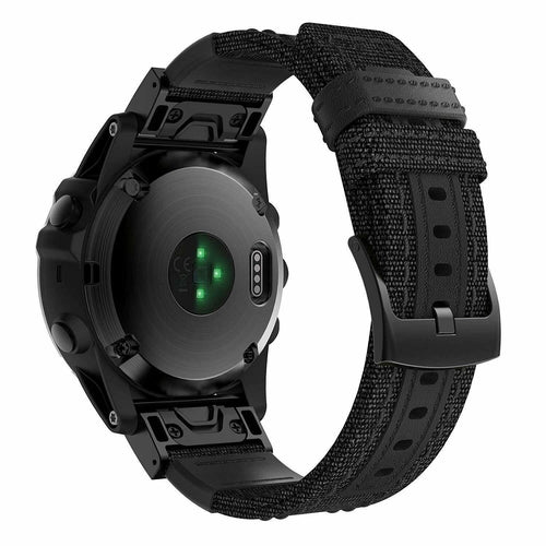 Garmin Approach S60 Nylon Hybrid Strap (Black)