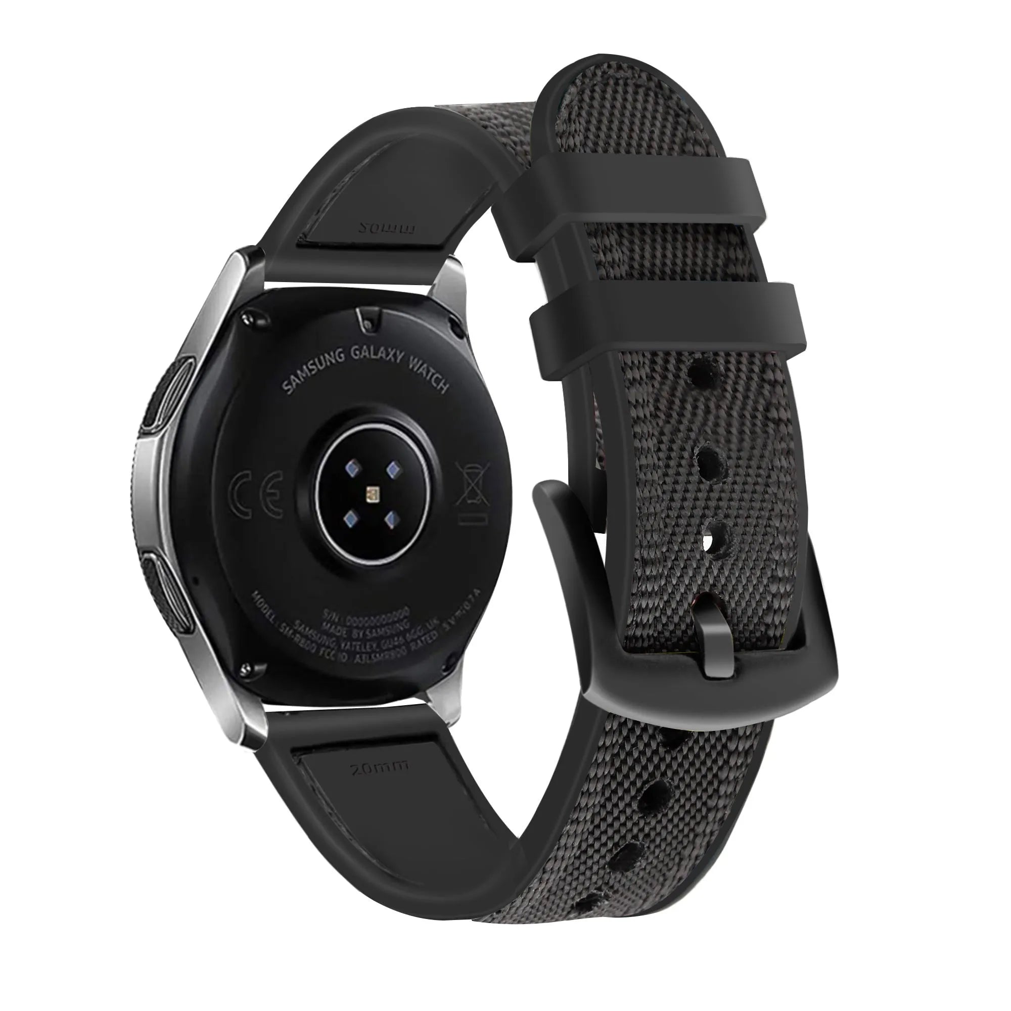 Bracelet nylon hybride Amazfit GTR Mini (noir)