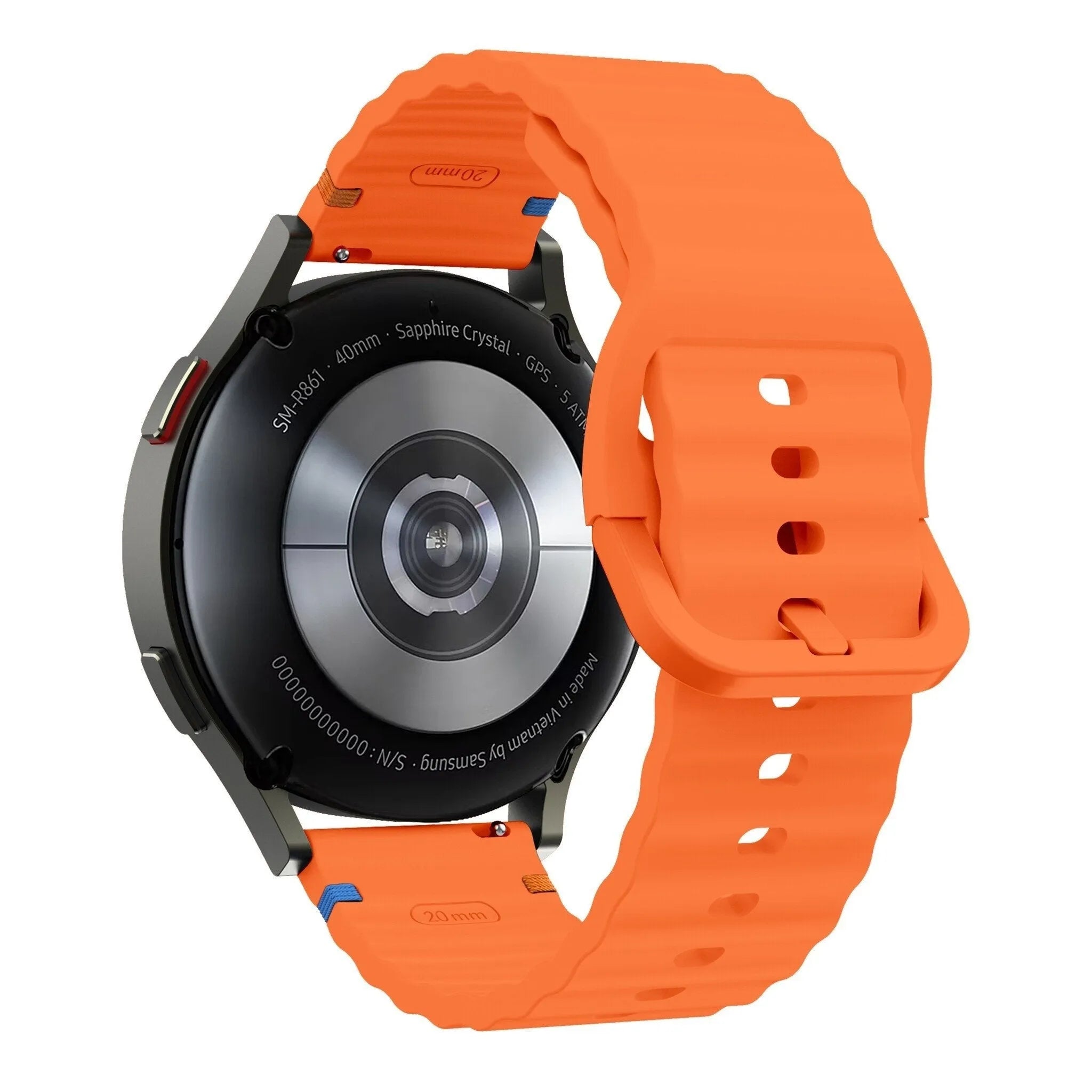 Suunto Race (S) Wave Silicone Strap (Orange)