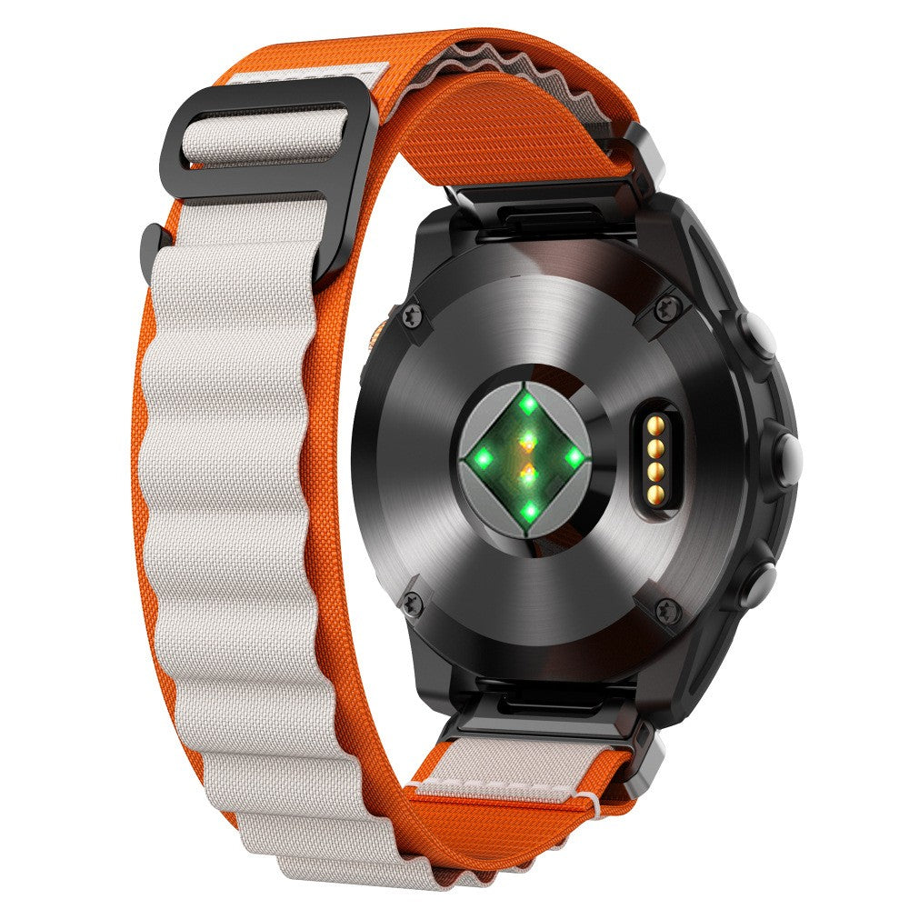 Bracelet Alpine nylon Garmin Fenix 7 (orange/beige)