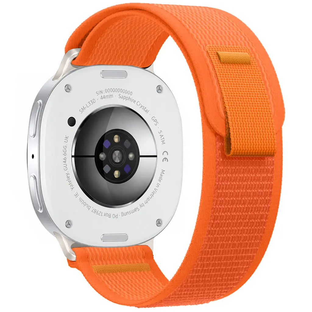 Samsung Galaxy Watch 8 - 44mm Trail Nylon Strap (Orange)