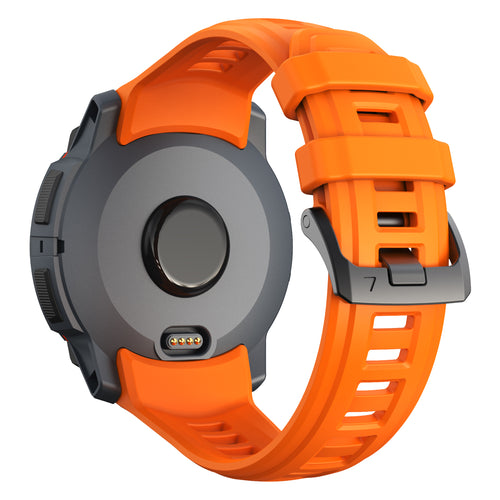 Garmin Instinct 3 - 45mm Silicone Strap 'Perfect Fit' (Orange)