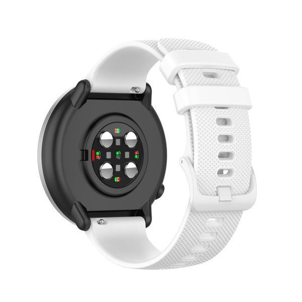 Bracelet silicone premium Amazfit Bip 6 (blanc)