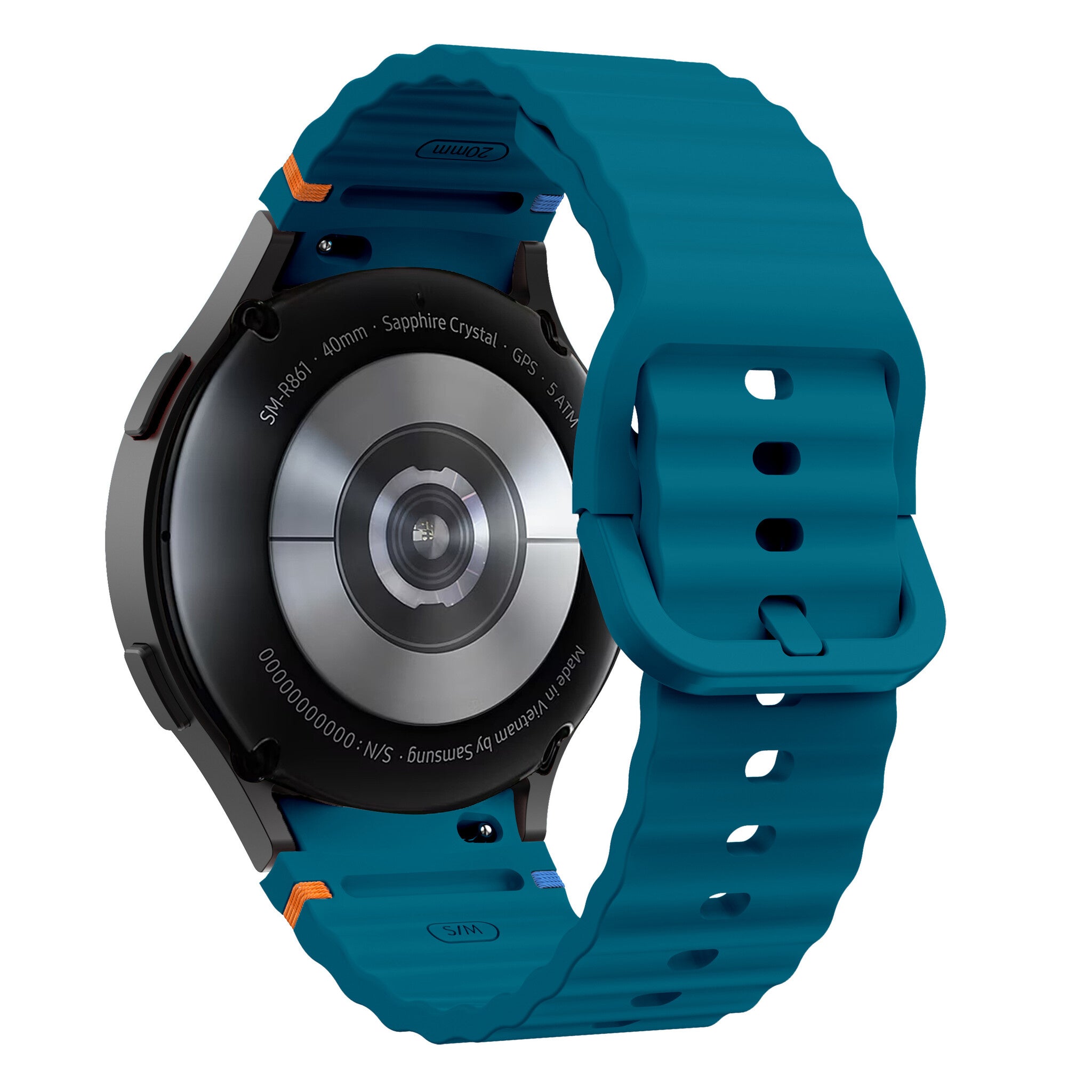 Bracelet Wave Samsung Galaxy Watch 4 - 44mm (vert/bleu)