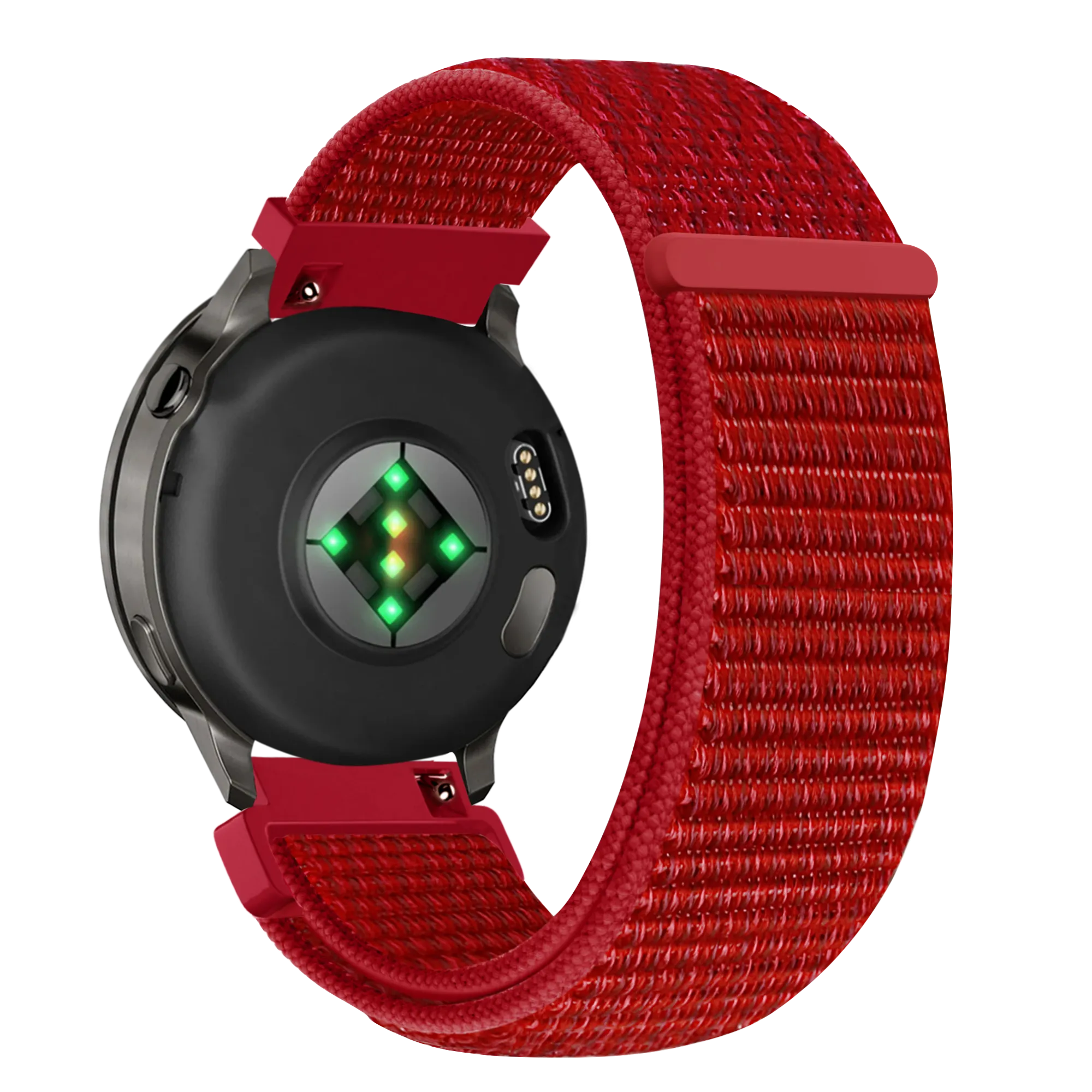 Bandz Bracelet nylon Loop Garmin Vivomove Luxe (rouge)