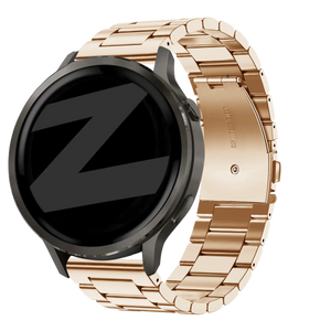 Bandz Bracelet acier 'Classic' Garmin Forerunner 70 (or rose)