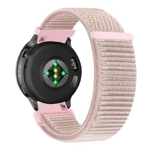 Bandz Bracelet nylon Loop Garmin Venu 2s (rose or)