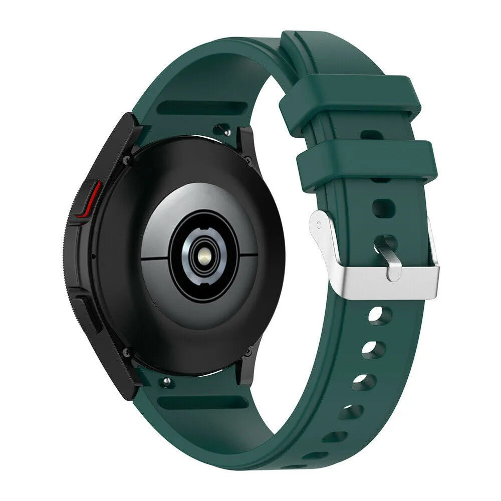 Silicone Strap 'Perfect Fit', on a watch, 3/4 rear view