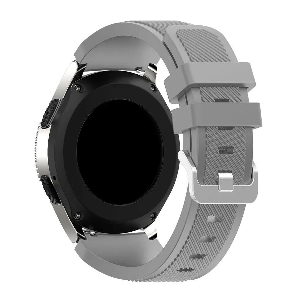 Fossil Gen 4 Explorist (HR) Silicone Strap (Grey)