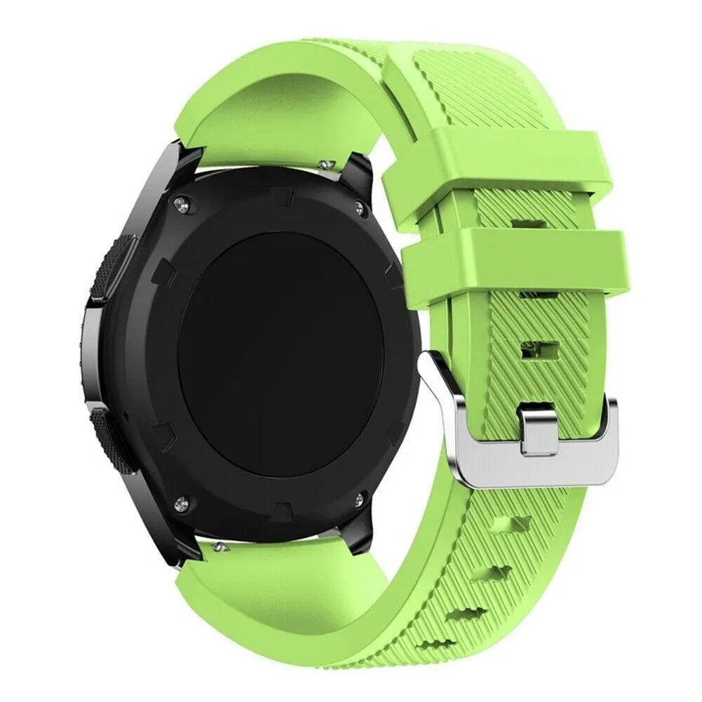 Bracelet twill silicone Oppo Watch X3 (vert clair)