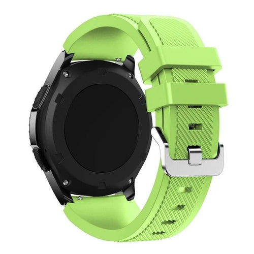 Fossil Gen 4 Explorist (HR) Silicone Strap (Light Green)