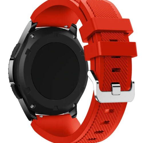 Amazfit Balance 2 Twill Silicone Strap (Red)