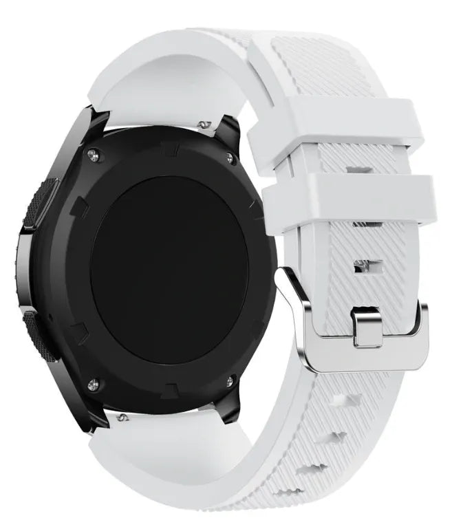 Bracelet silicone Fossil Gen 4 Explorist HR (blanc)