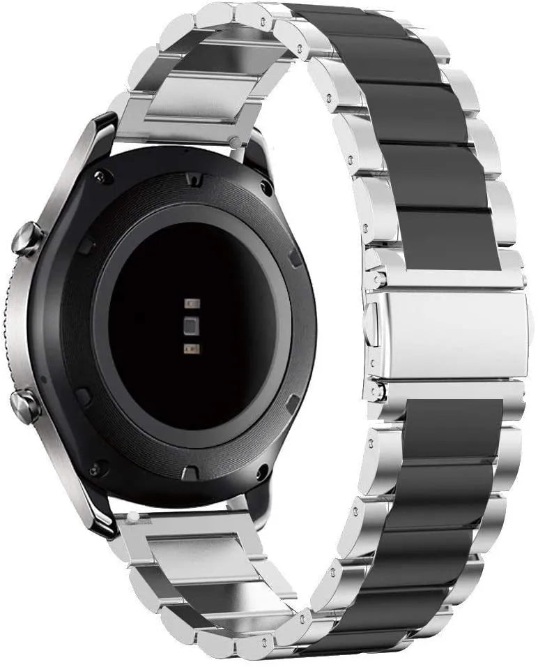 Bracelet acier Fossil Gen 4 Explorist HR (argent/noir)