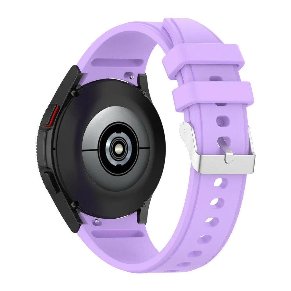 Silicone Strap 'Perfect Fit', on a watch, 3/4 rear view