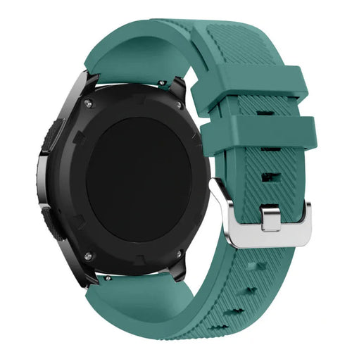 Bracelet silicone sergé Suunto Run (vert sapin)