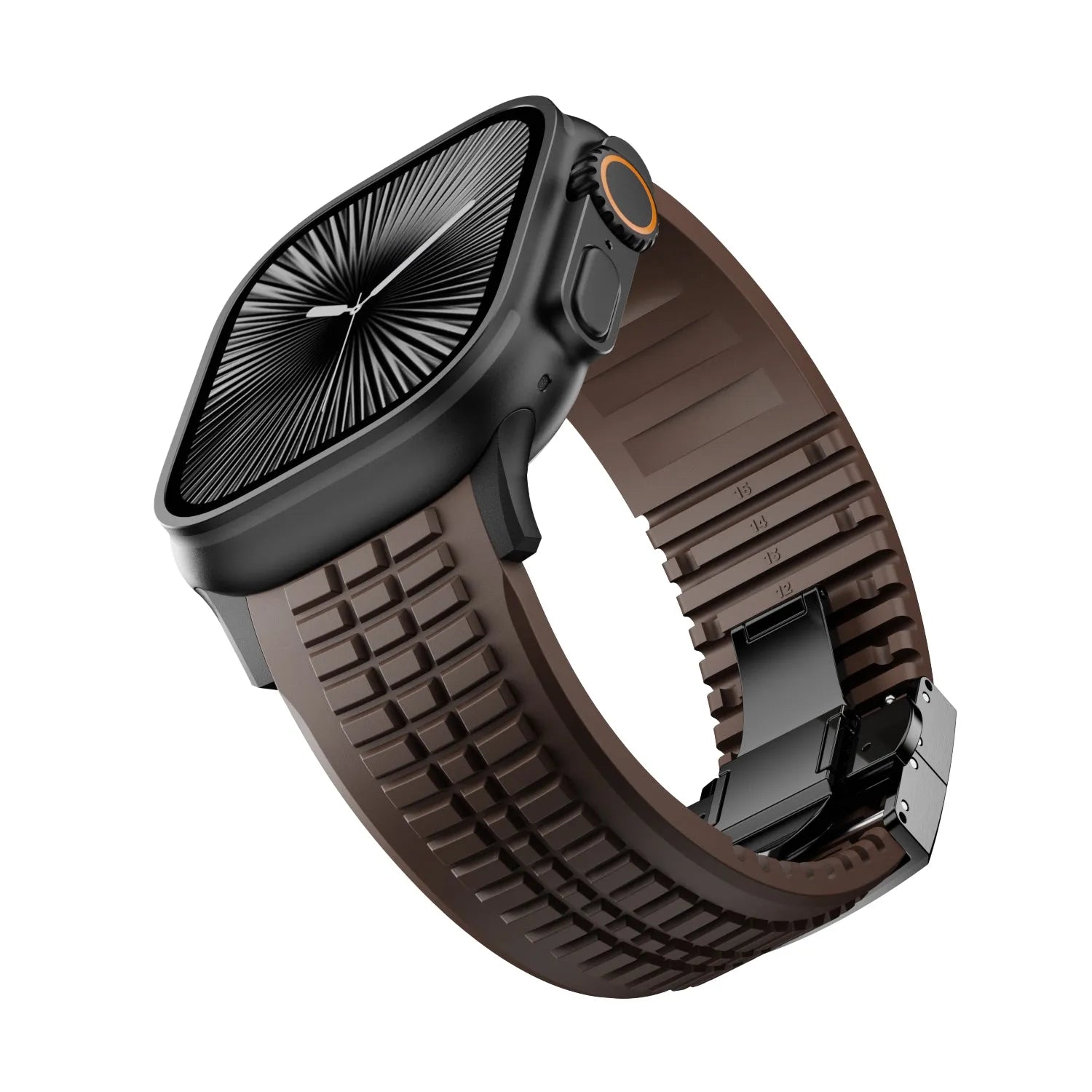 Bracelet silicone Premium Apple Watch (marrón)