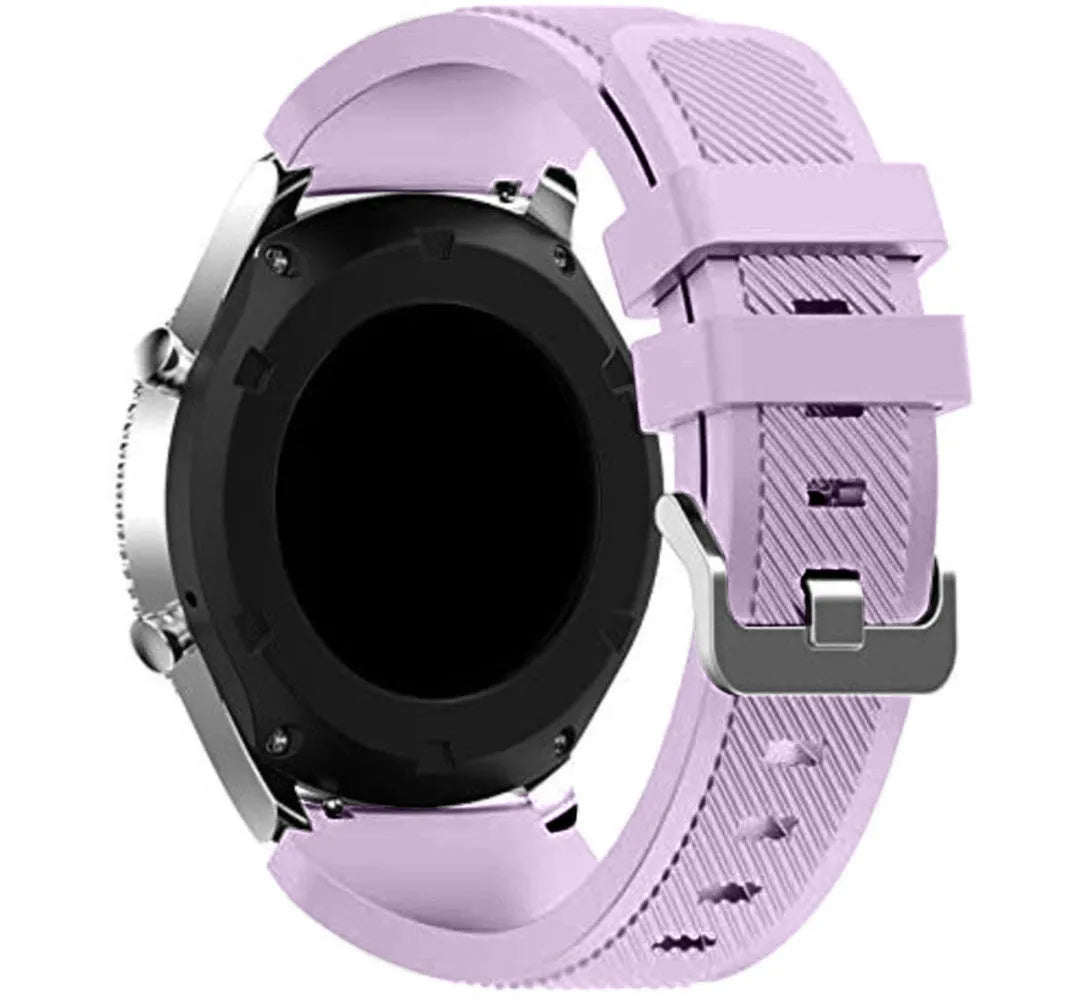 Bracelet silicone sergé Amazfit Bip 3 (Pro) (lila)